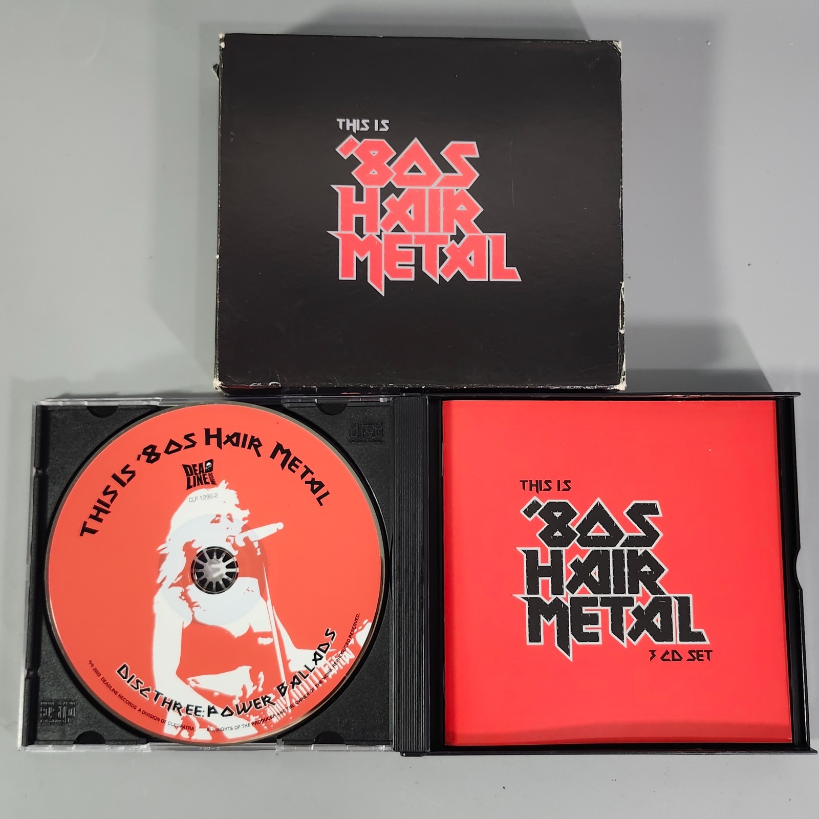 Heavy Metal 1980s Hard Rock Music Compilation CD Bundle 4-Disc Various Artist