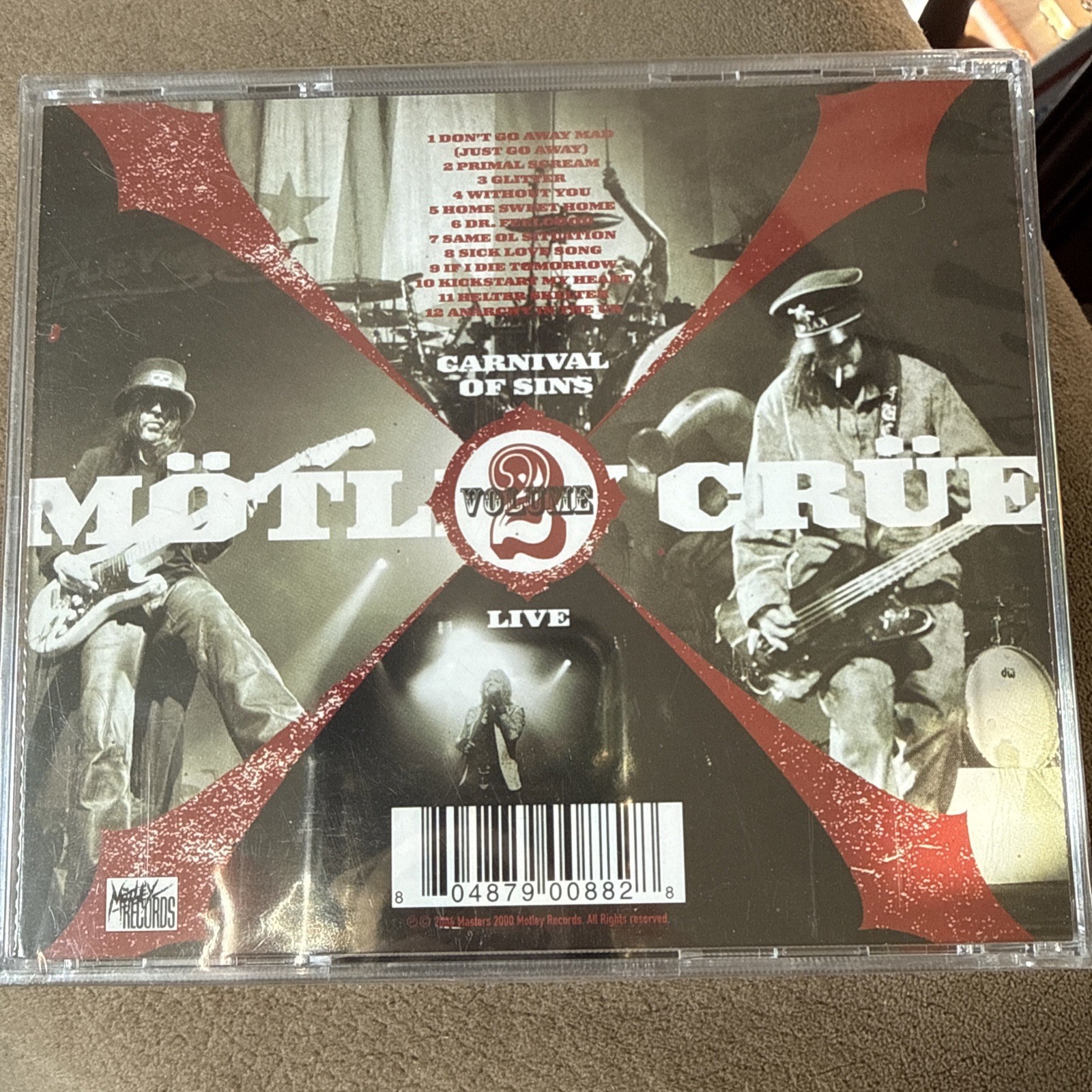 Motley Crue Live Vol 2 Carnival of Sins CD NEW SEALED