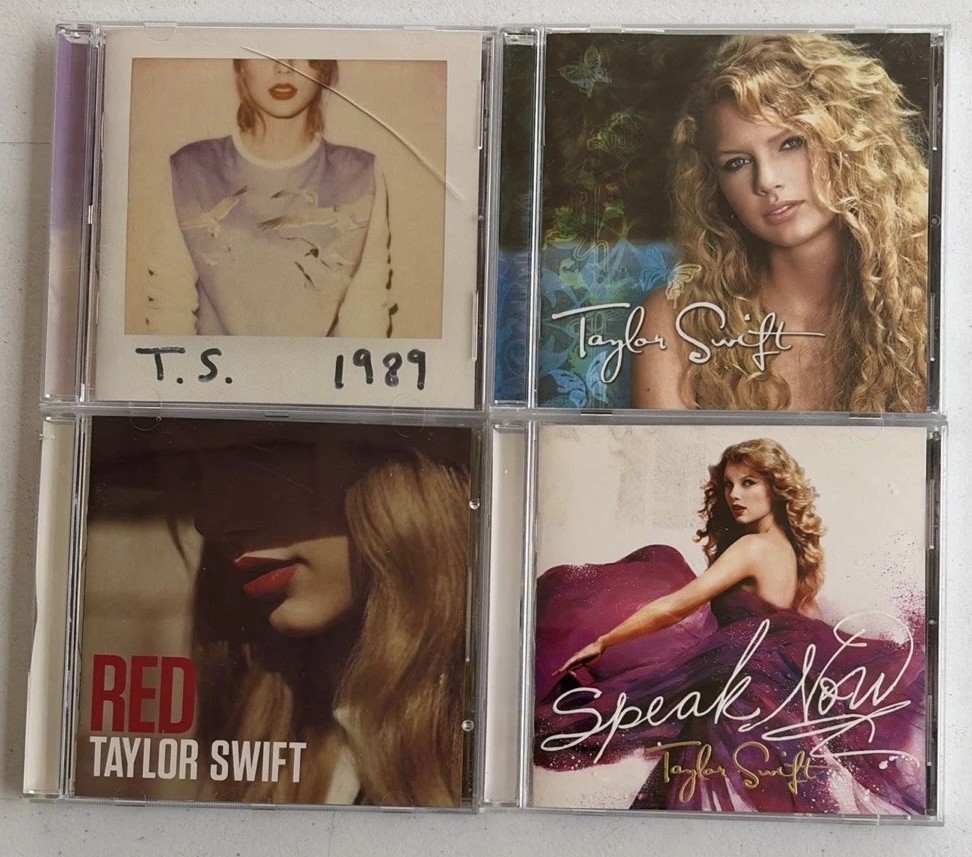 Taylor Swift CDs Lot Of 3 Speak Now, 1989, & RED Y2K Alt Country Pop