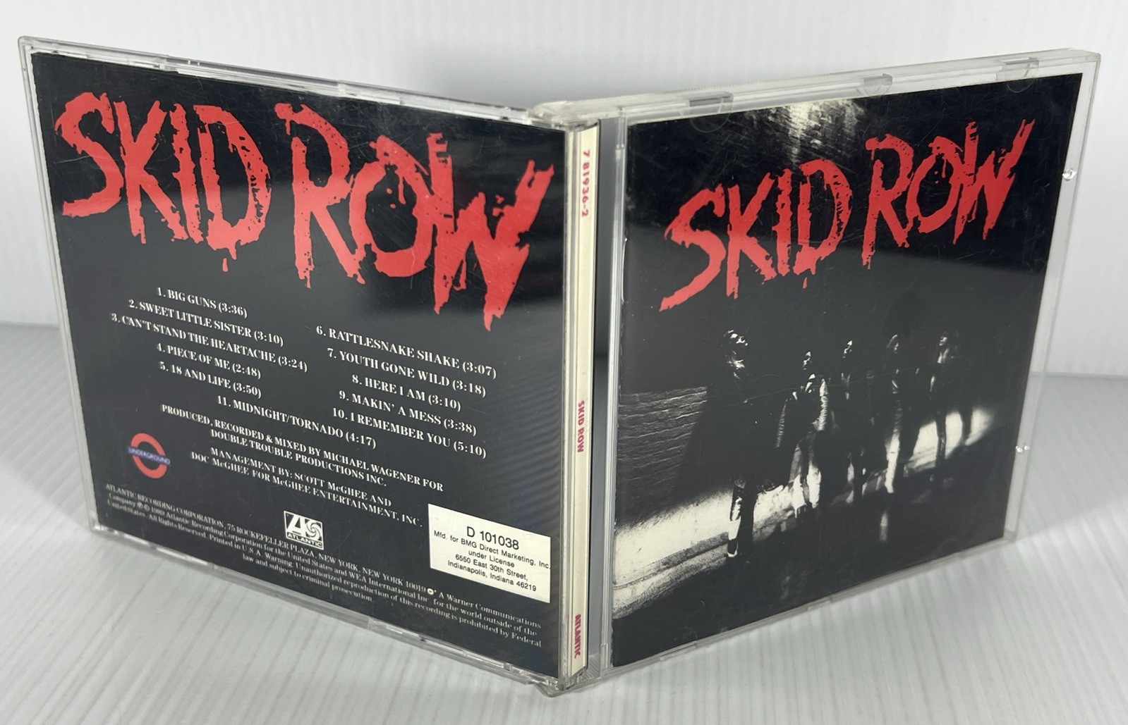 Skid Row S/T CD 1989 Atlantic Hard Rock Glam Metal Like New