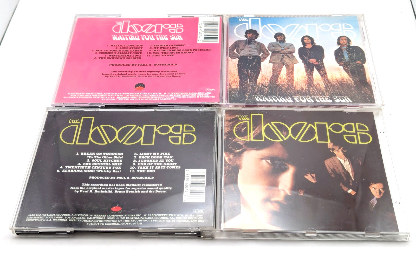 The Doors S/T Waiting For The Sun Best Of Jim Morrison Break On Through LA Woman