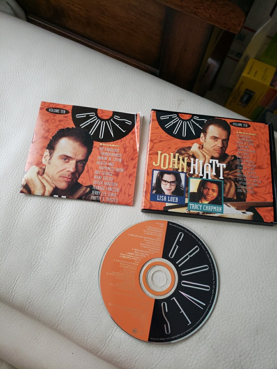 Grooves Volume Ten CD Featuring Tracy Chapman, John Hiatt 1996 BMG Excellent