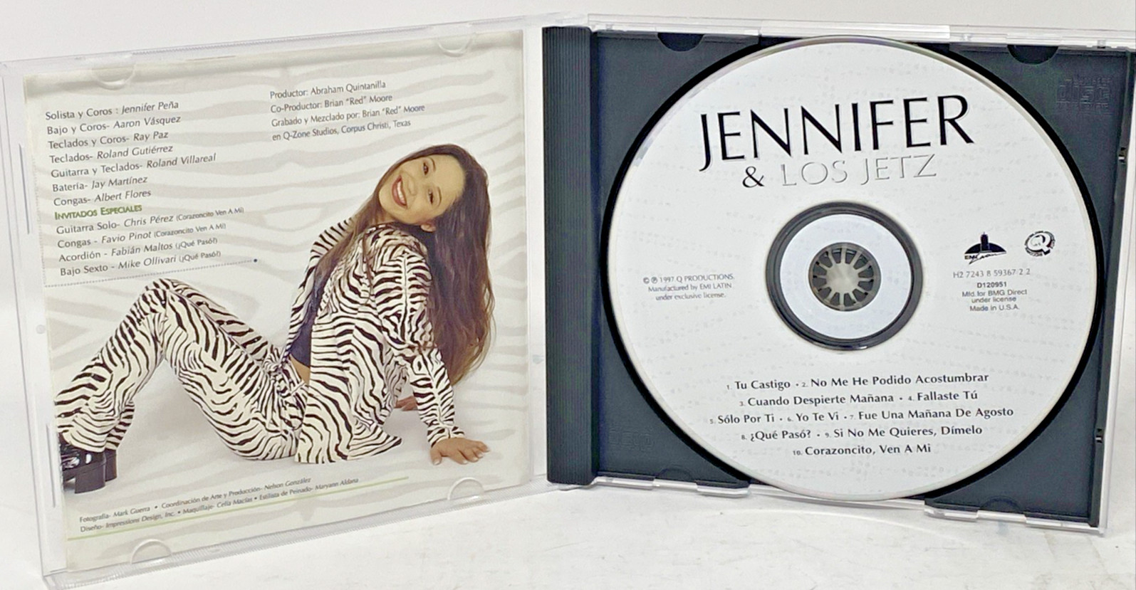 Jennifer Y Los Jetz CD Debut 1997~ Like Selena Tejano Cumbia Texmex Rare VG+