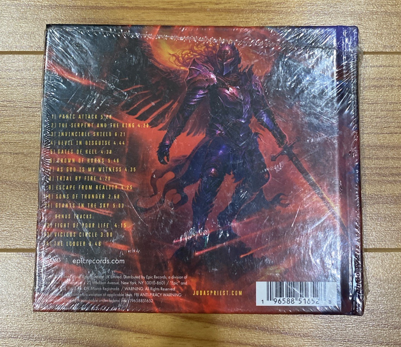 Judas Priest Invincible Shield (CD) Deluxe Album New/Sealed