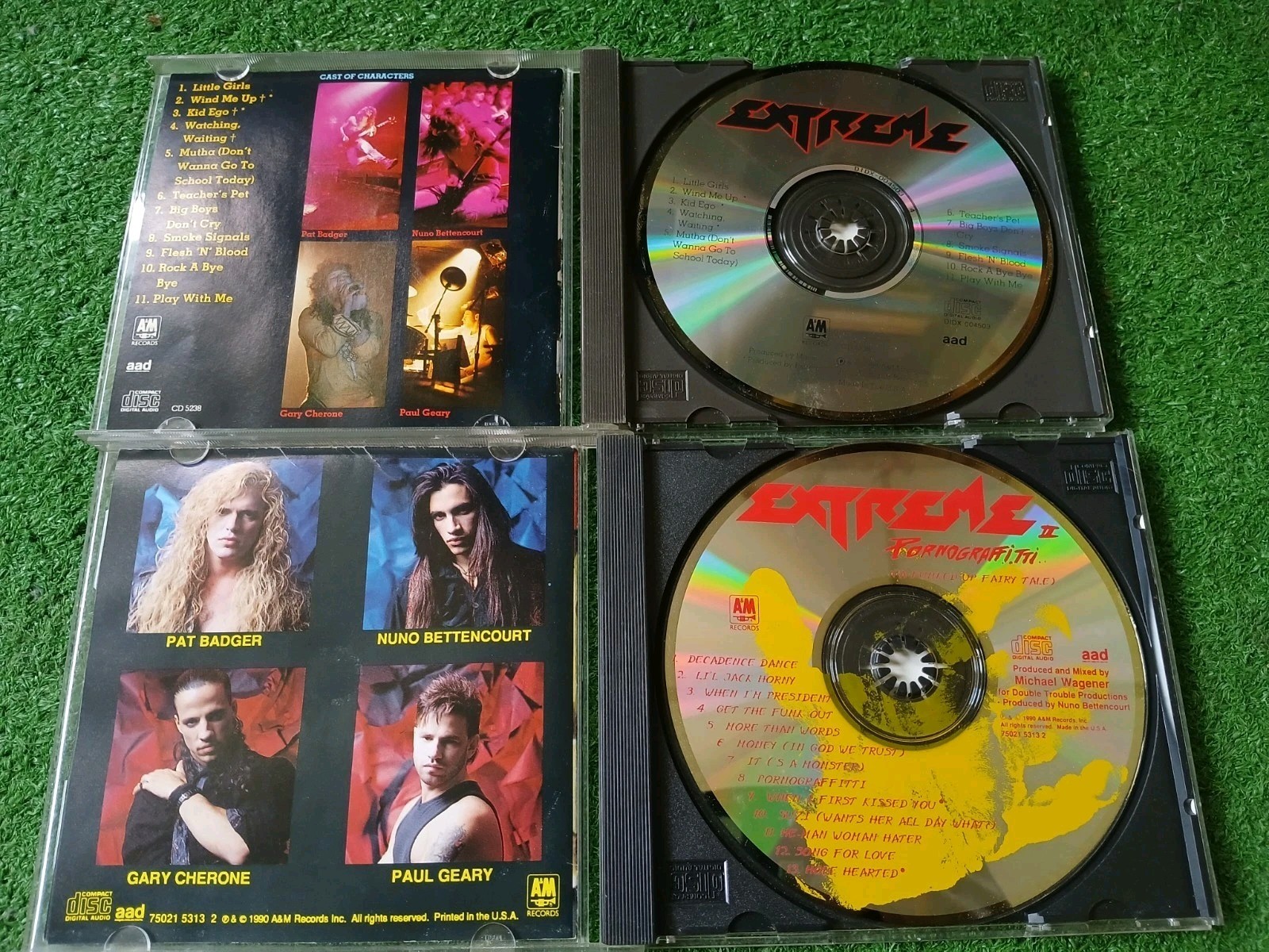 LOT OF 10 CD 80s 90s HARD ROCK METAL HAIR BANDS ,KISS,EXTREME, RATT & MORE