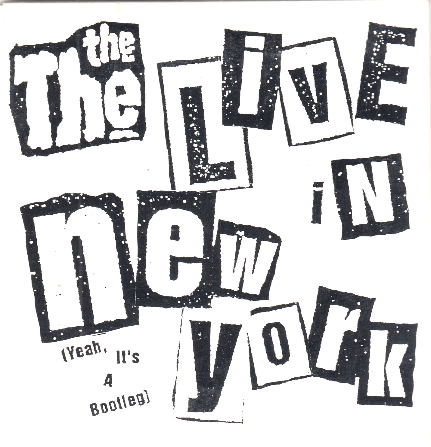 The The Promo CD “Live In New York” Epic (ESK 5300) SEALED