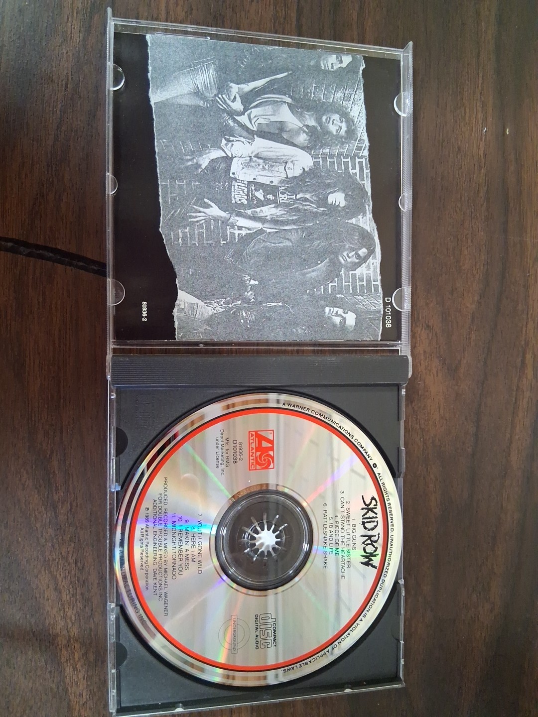 Skid Row 1989 CD Like New