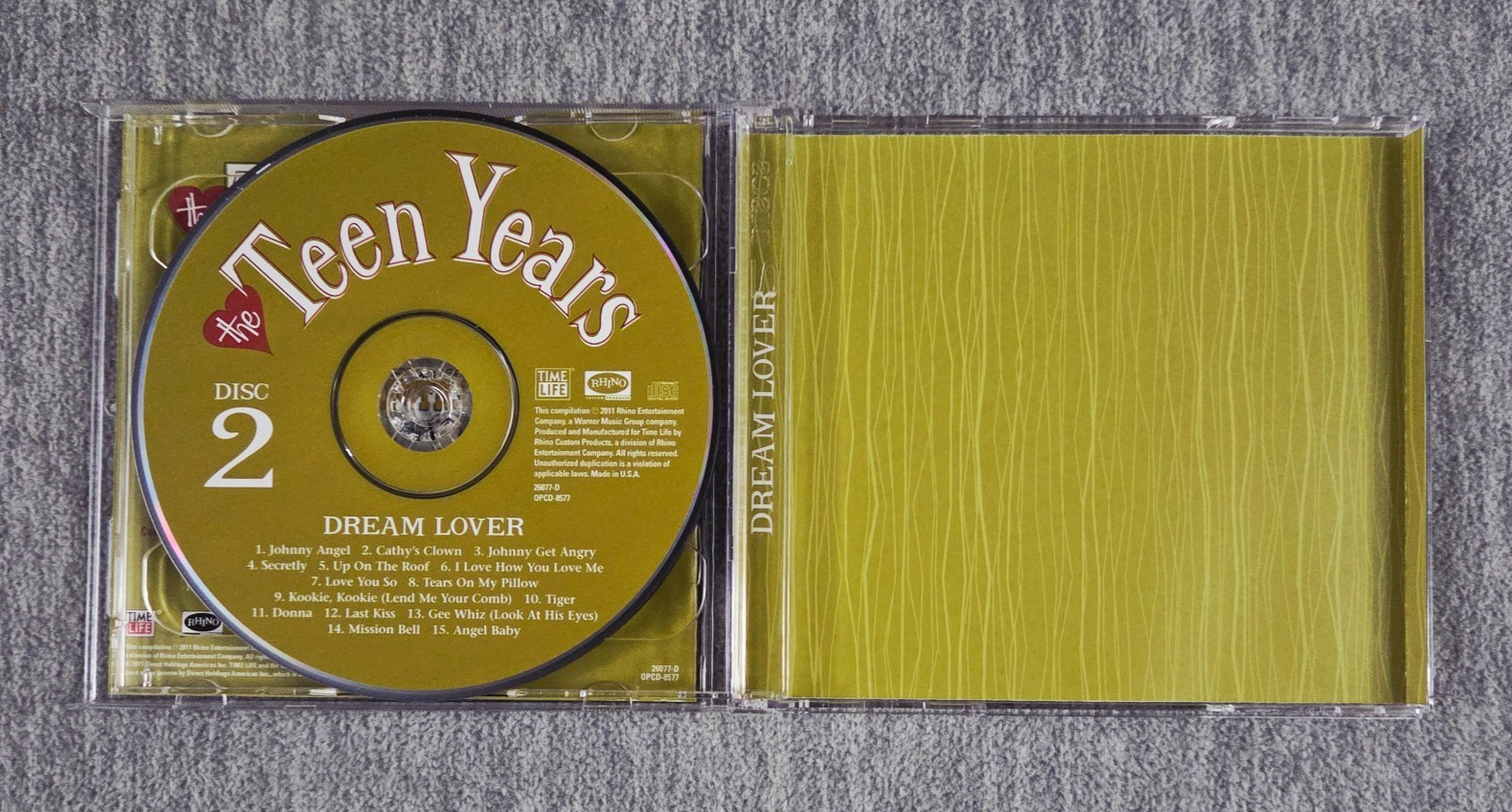 The Teen Years Dream Lover CD 2-disc 2011 Rhino Time-Life