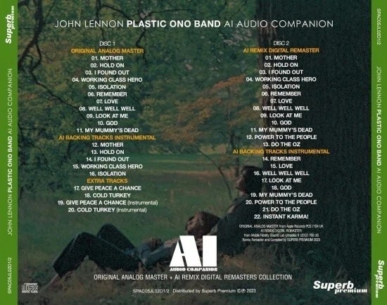JOHN LENNON / PLASTIC ONO BAND : AI - AUDIO COMPANION 2CD NEW!!!