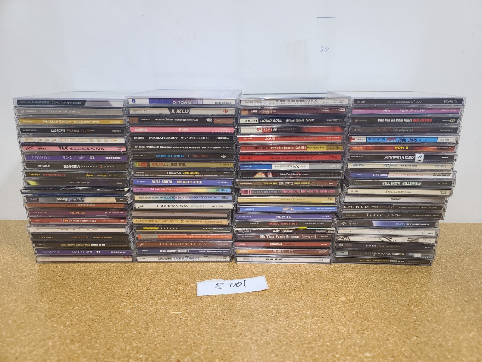 80 Lot Wholesale Random Assorted Audio CDs With Case & Original Artwork Lot