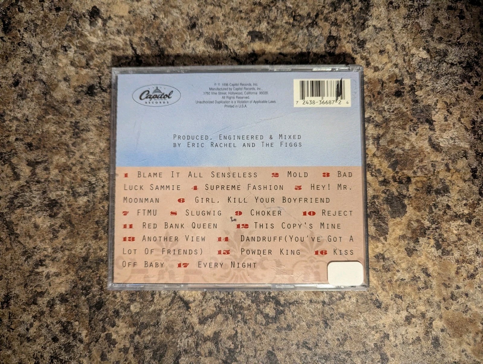 The Figgs - Banda Macho Cd Promo Rock Power Pop Garage Rock Punk Cd=VG+/A=EX