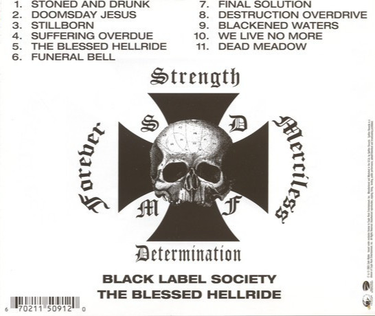 Black Label Society The Blessed Hellride CD 2003 Zakk Wylde Like New