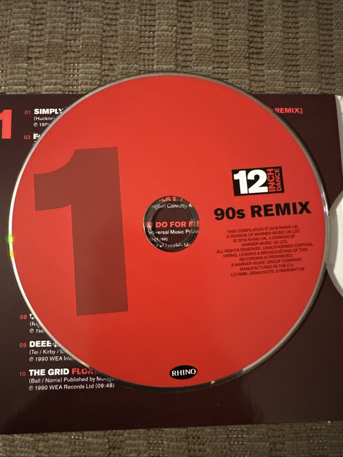 12 in Dance: 90s Remix by Various (CD, 2018) ES1516
