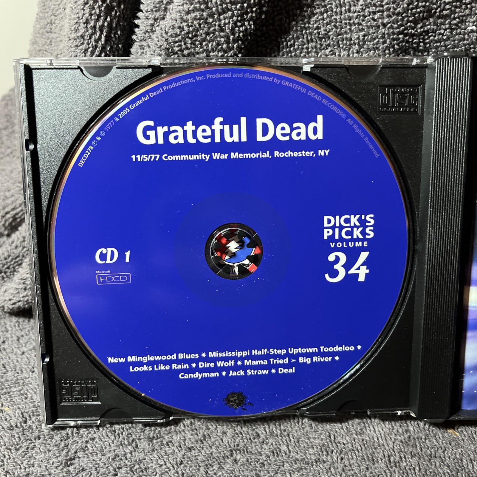 Grateful Dead Dick's Picks VOL 34 3 CDs 2005 Edition 11/5/77 Dave’s OG Issue