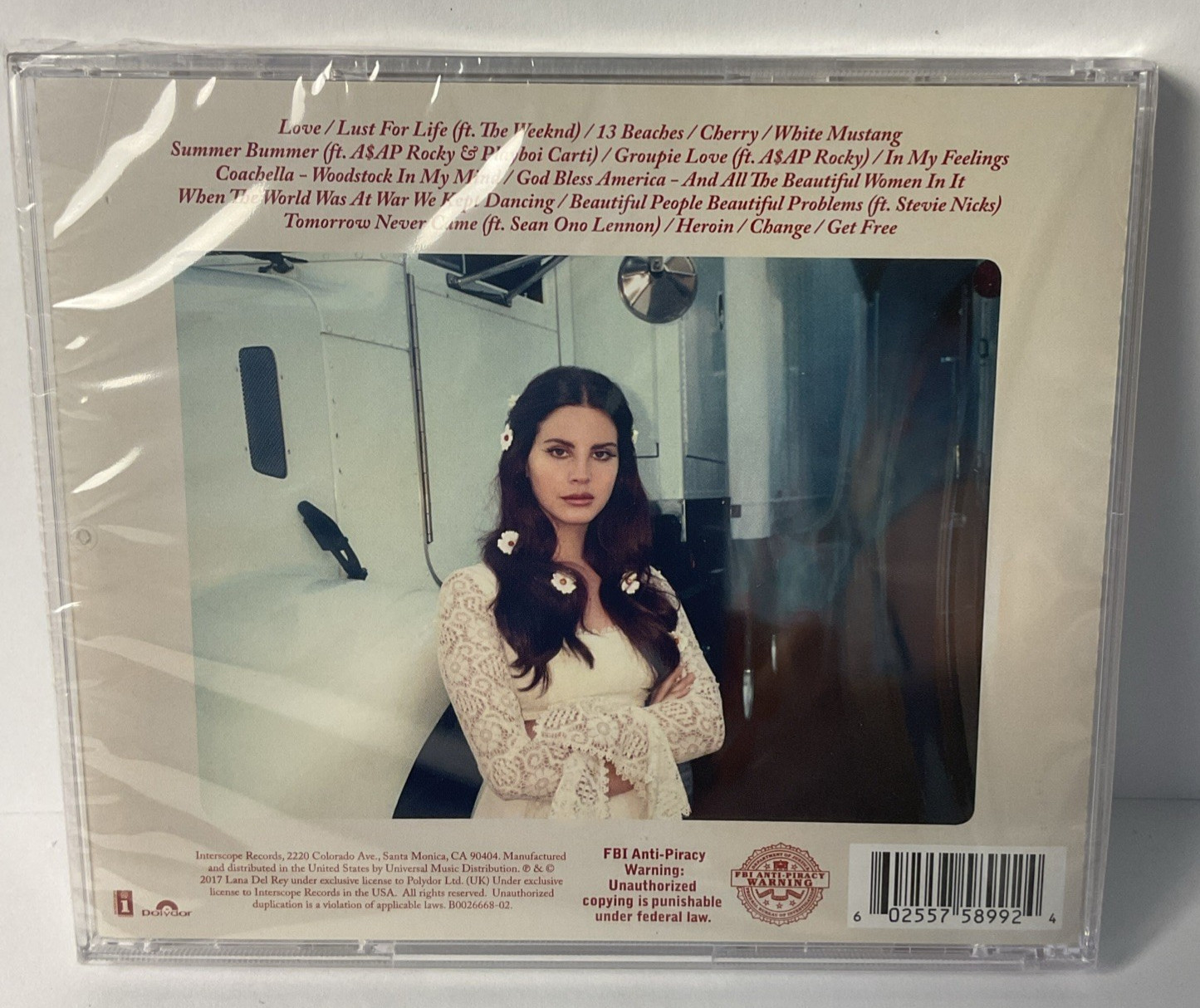 Lust for Life by Del Rey, Lana (CD, 2017)