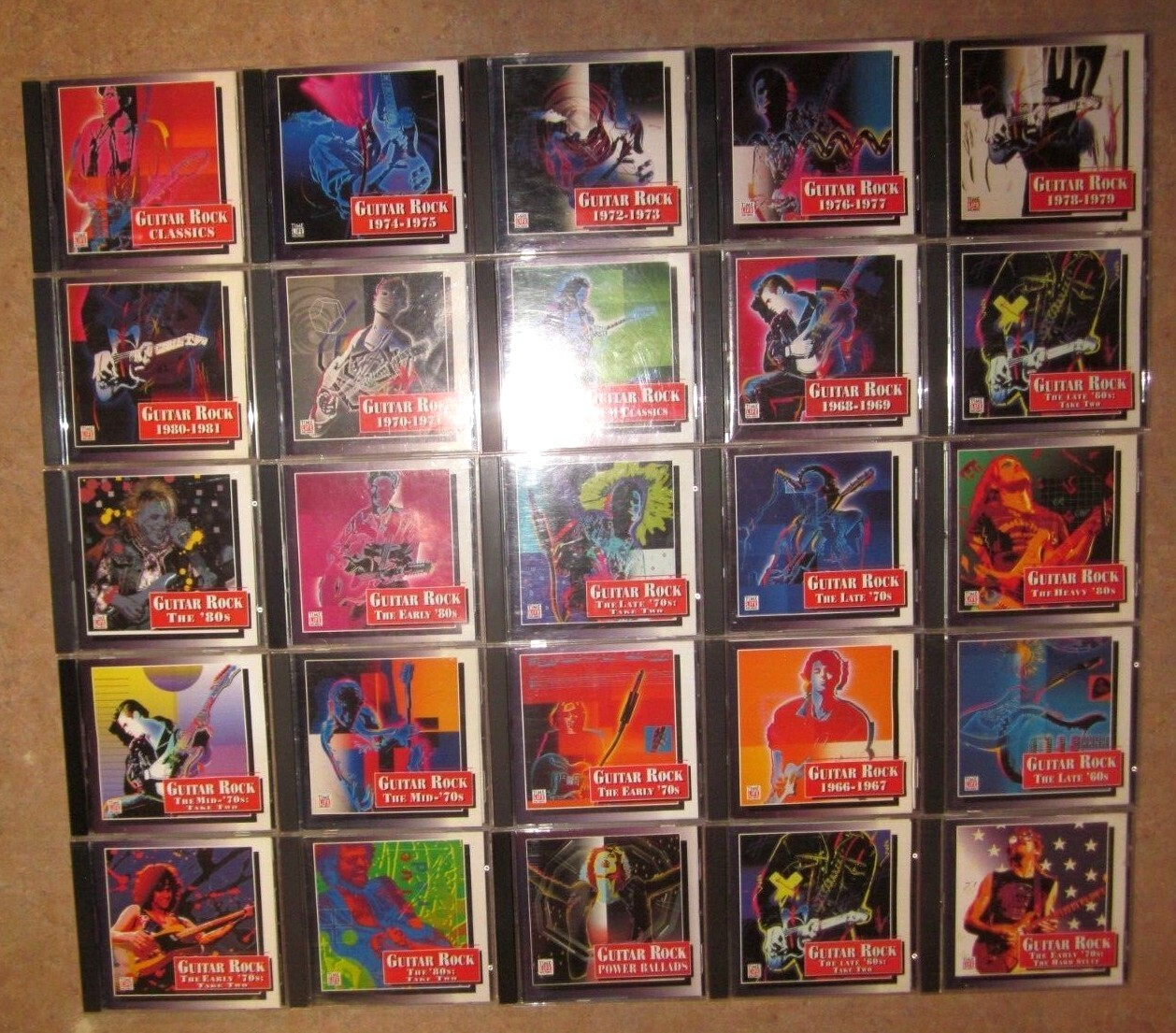 TIME LIFE: GUITAR ROCK 60s 70s 80s - Pick your CD! Excellent - Mint Condition