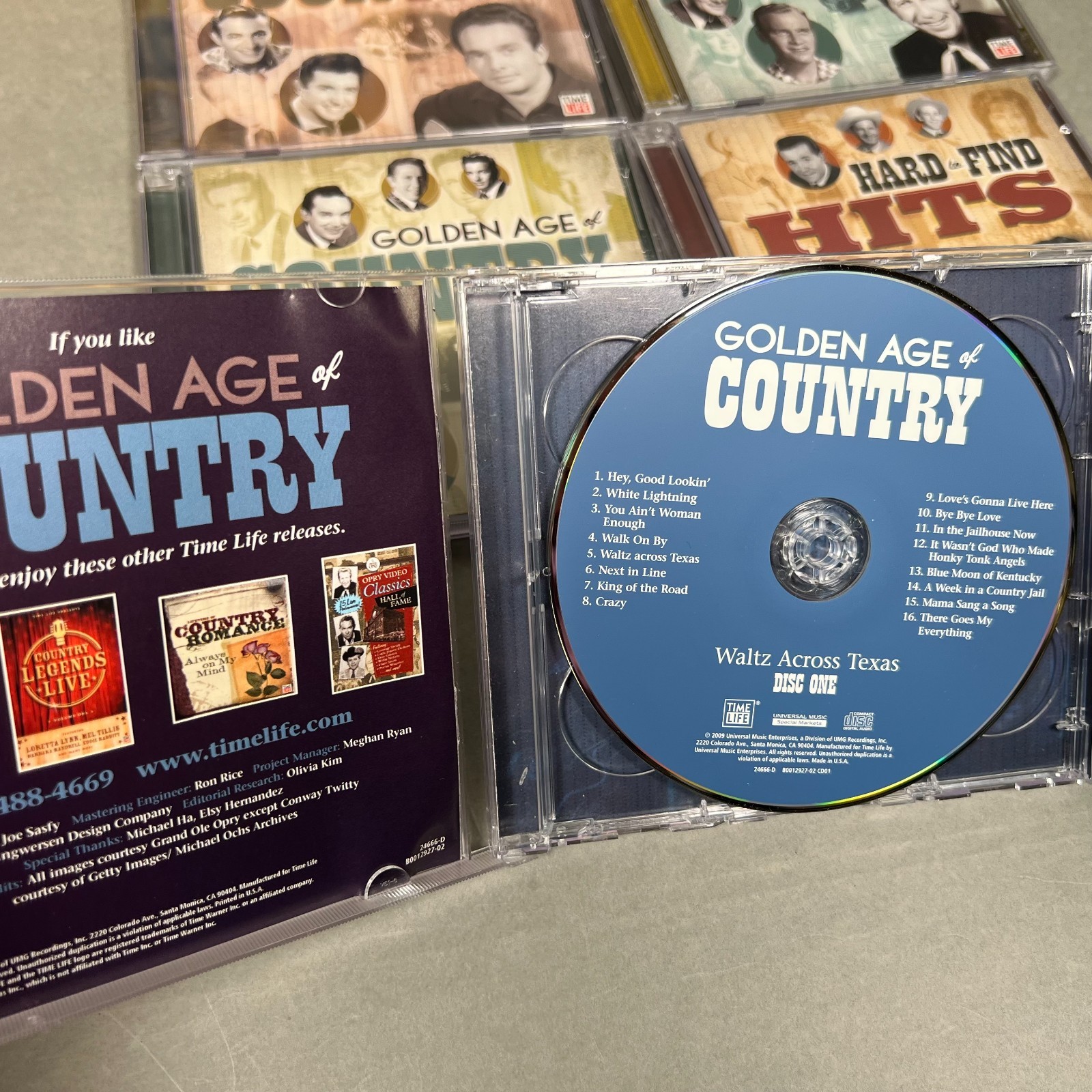 The Golden Age of Country Time Life Music 10 CD Box Set Johnny Cash 1950s 1960s