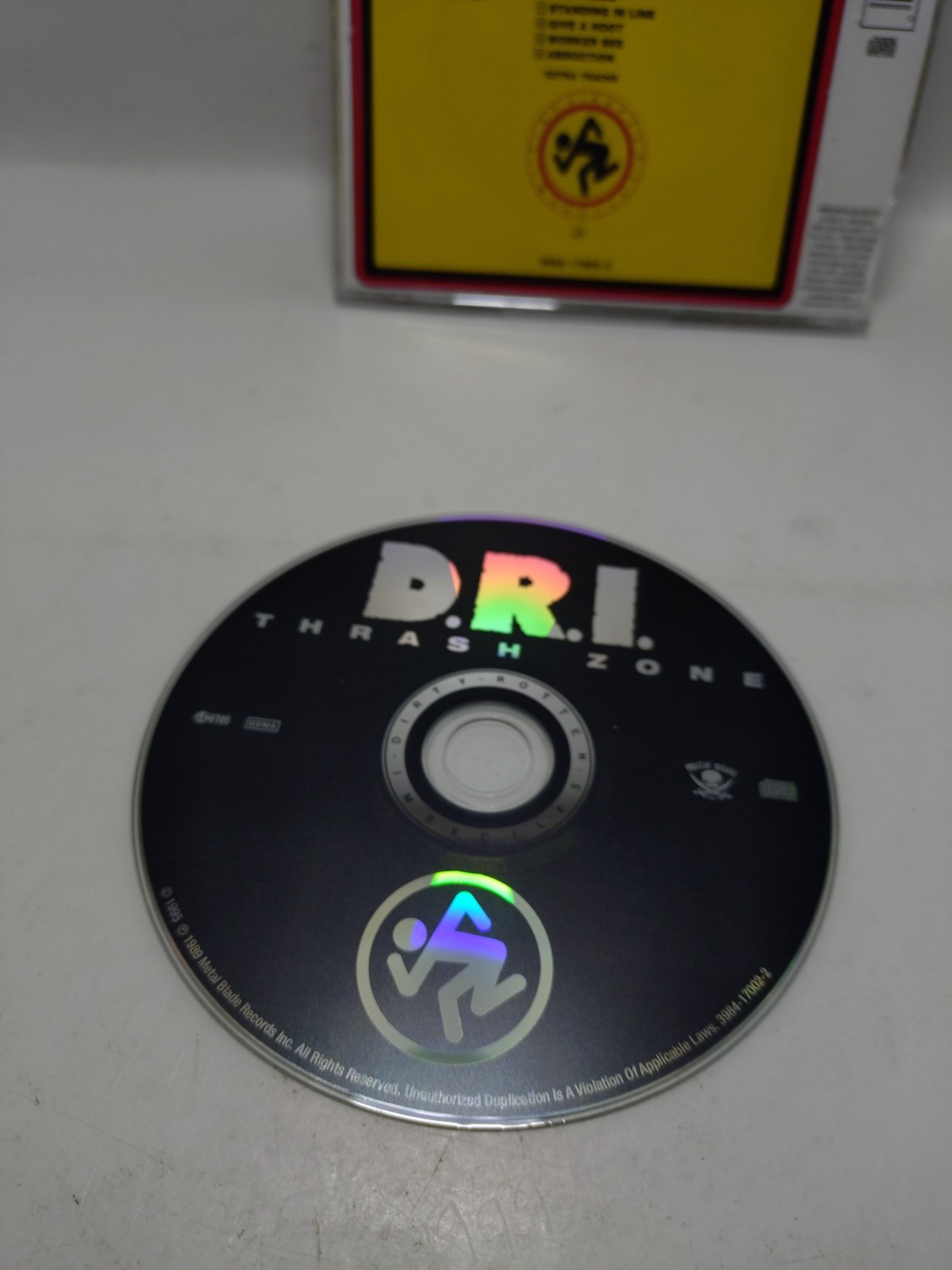 D.R.I. Thrash Zone (CD) Spike Cassidy ( Case Damaged )