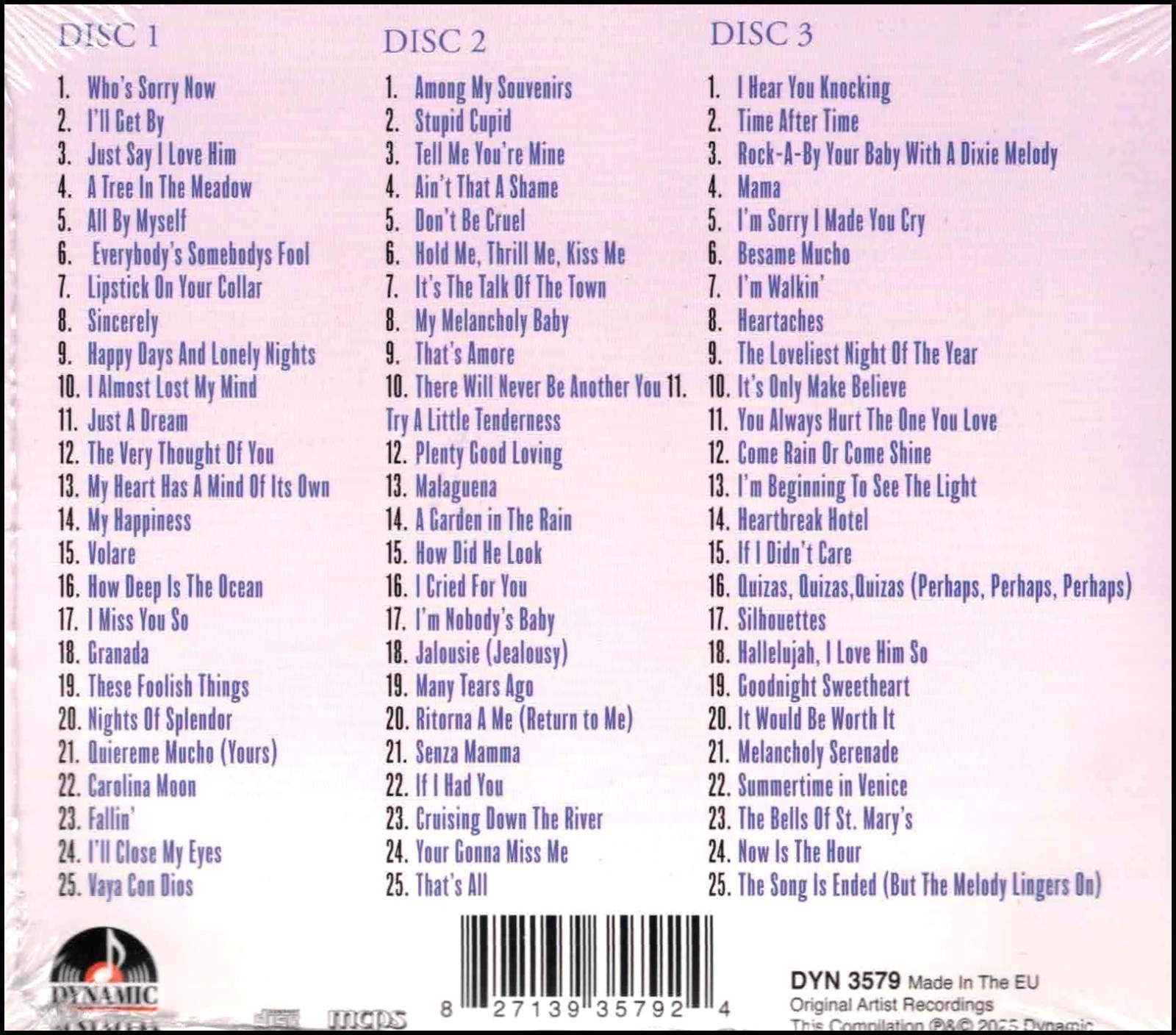 CONNIE FRANCIS * 60 Greatest Hits * NEW 3-CD BOX SET * All Original Recordings