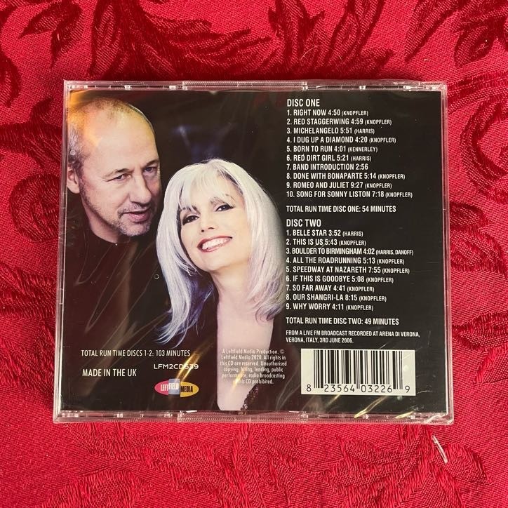 Mark Knopfler & Emmylou Harris - BALCONY OF LOVE: Verona 2006 (2-CD) Left Field