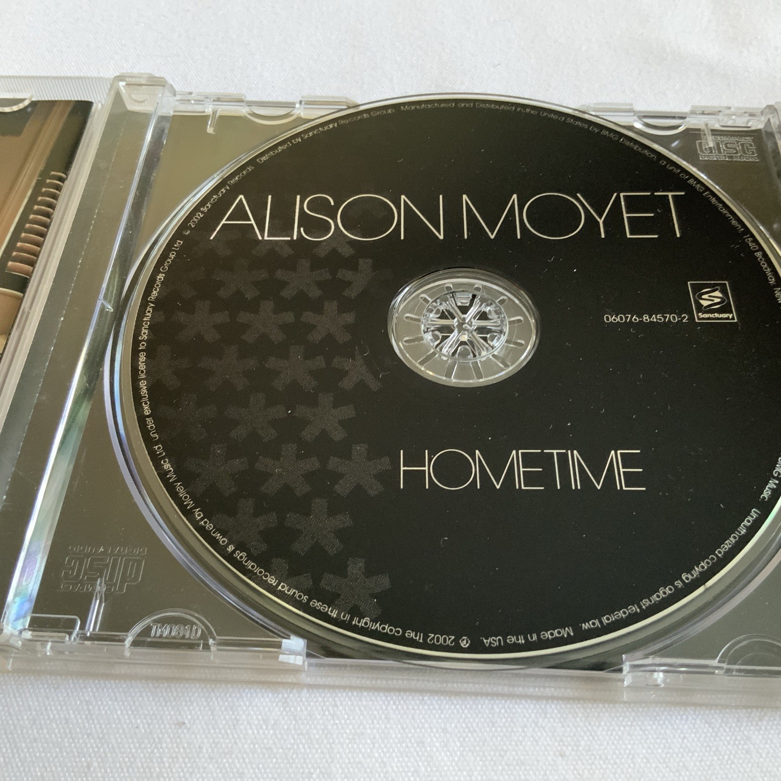 Alison Moyet Hometime CD 2002, Sanctuary USA YAZ Yazoo 5th Solo Album New Age