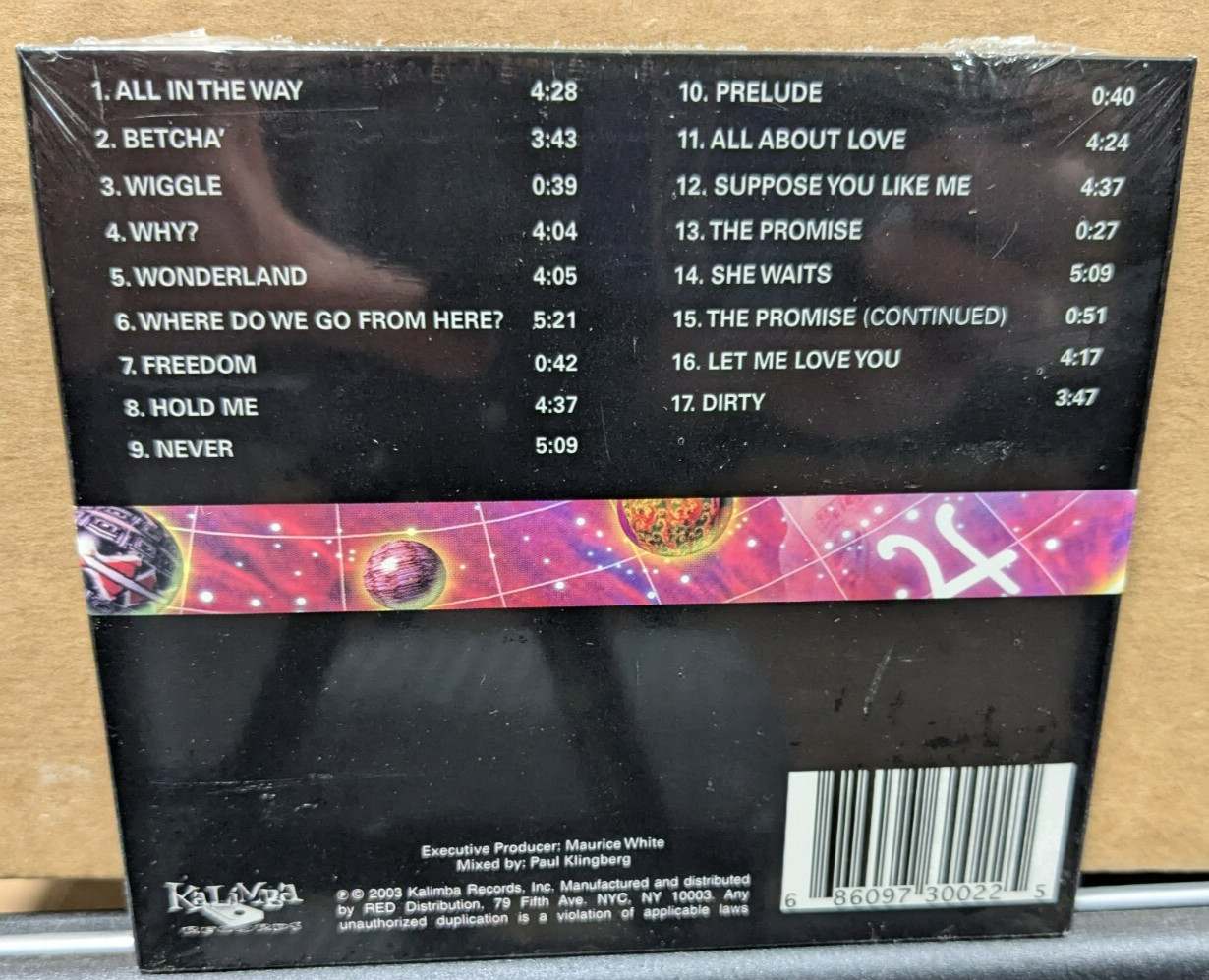 The Promise by Earth, Wind & Fire (CD, May-2003, Kalimba (USA)) New & Sealed
