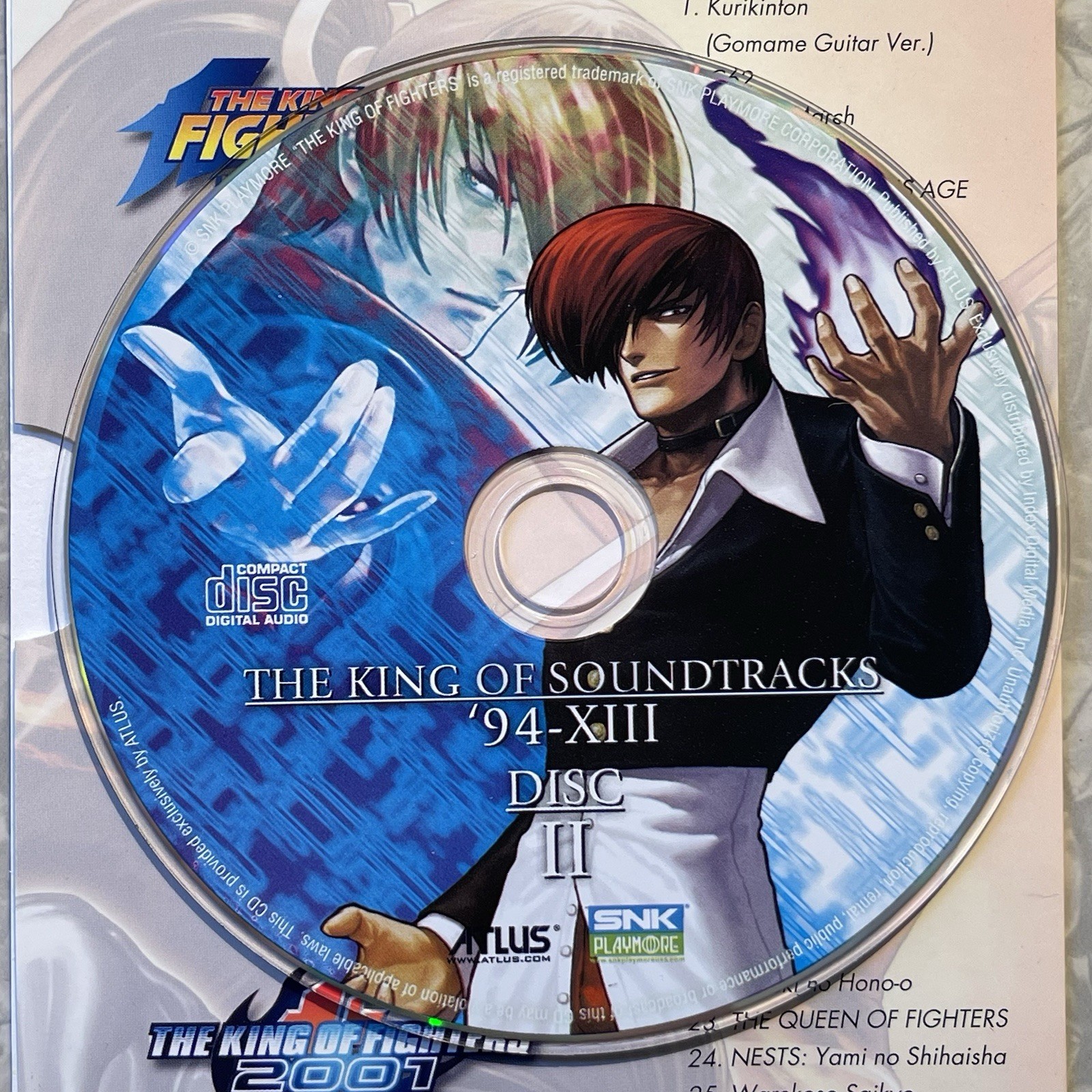 King Of Fighters • The King Of Soundtracks 94 XIII 4-Disc CD Set SNK Atlus