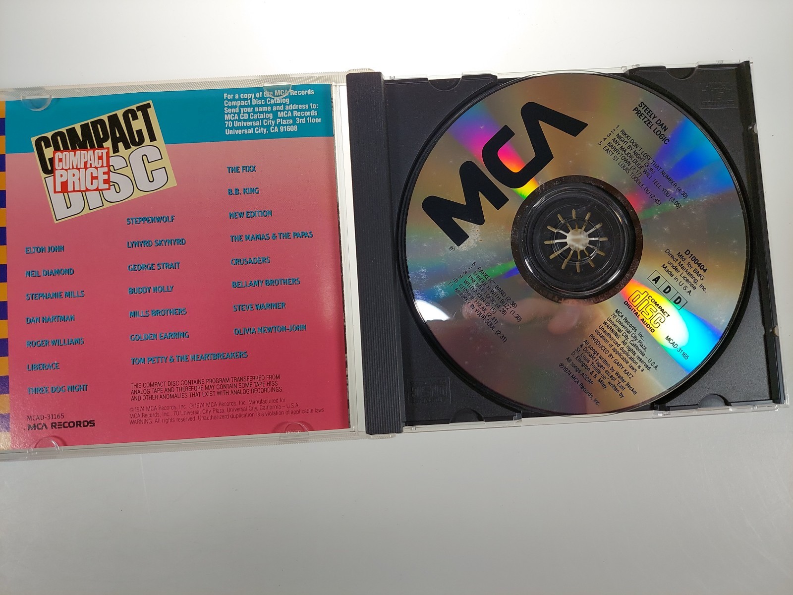 Steely Dan Pretzel Logic CD (1999 McA)