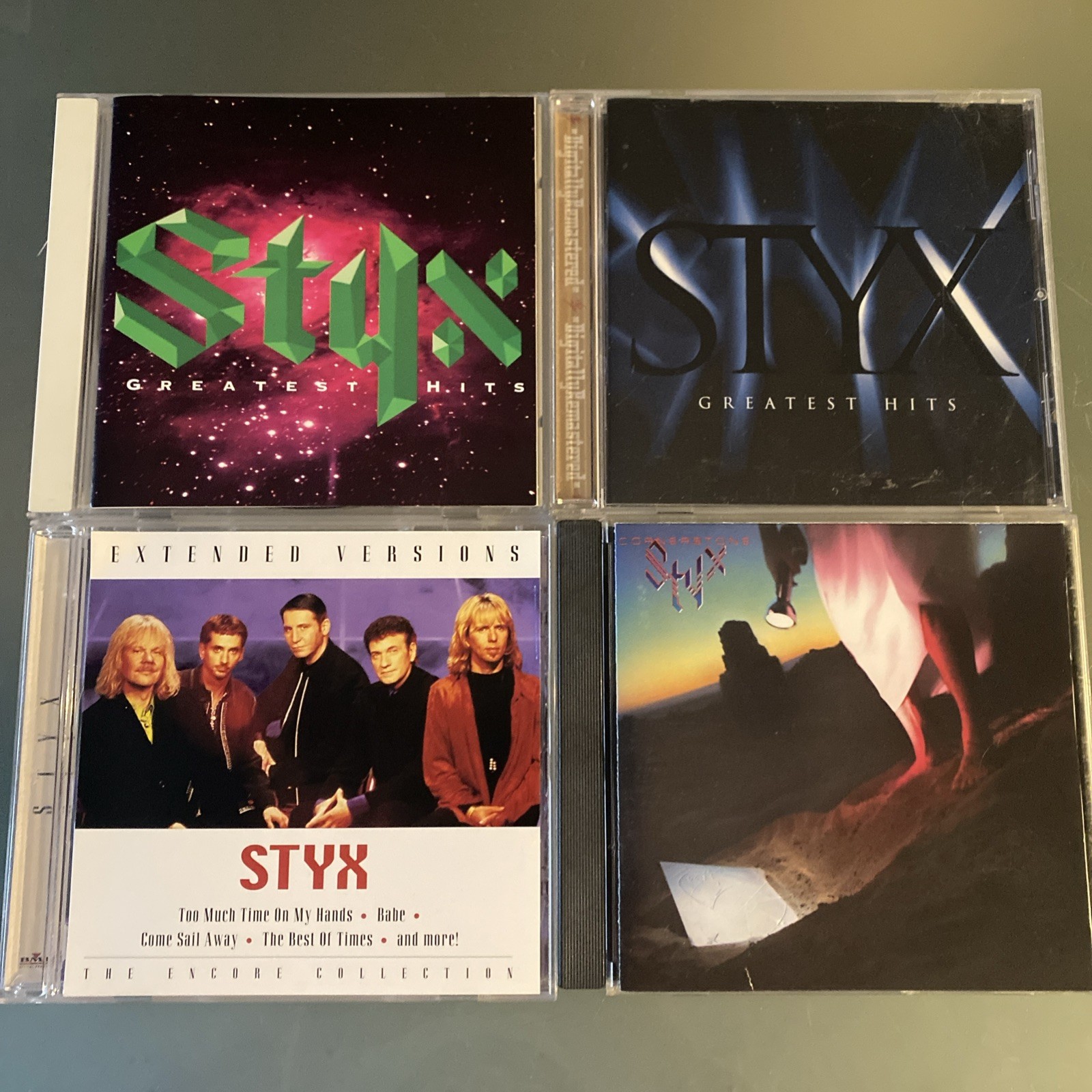 Styx 4 💿 LOT: Greatest Hits [JAPAN] & Greatest Hits , Extended Versions, Corner