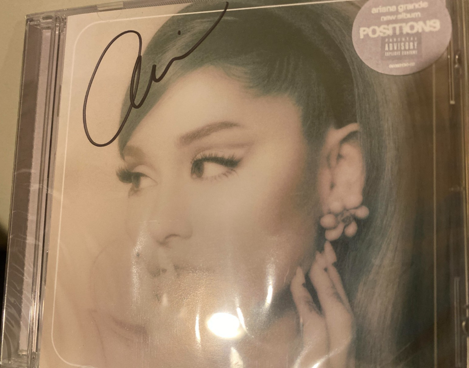 ARIANA GRANDE - POSITIONS - SIGNED / AUTOGRAPHED CD - BRAND NEW - SEALED