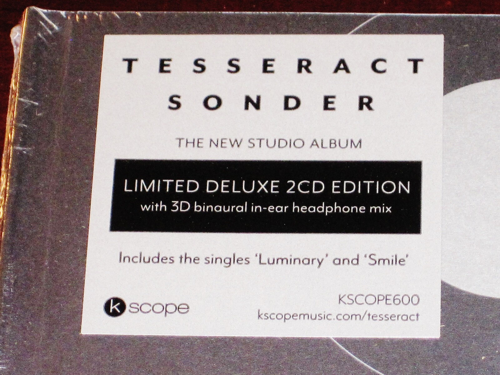 TesseracT: Sonder - Limited Deluxe Edition 2 CD Set 2018 KScope EU Digibook NEW
