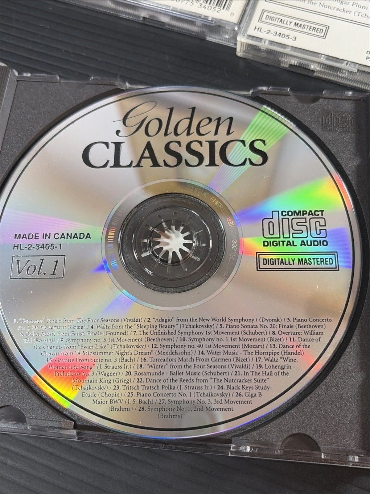 New Golden Classics 82 Of The World's Greatest Classical Works On 3- CDs RARE!