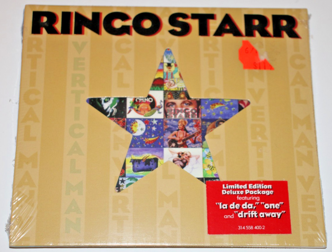 Ringo Starr-Vertical Man CD (1998, Mercury, Ltd/Deluxe) Beatles, OOP, Brand New