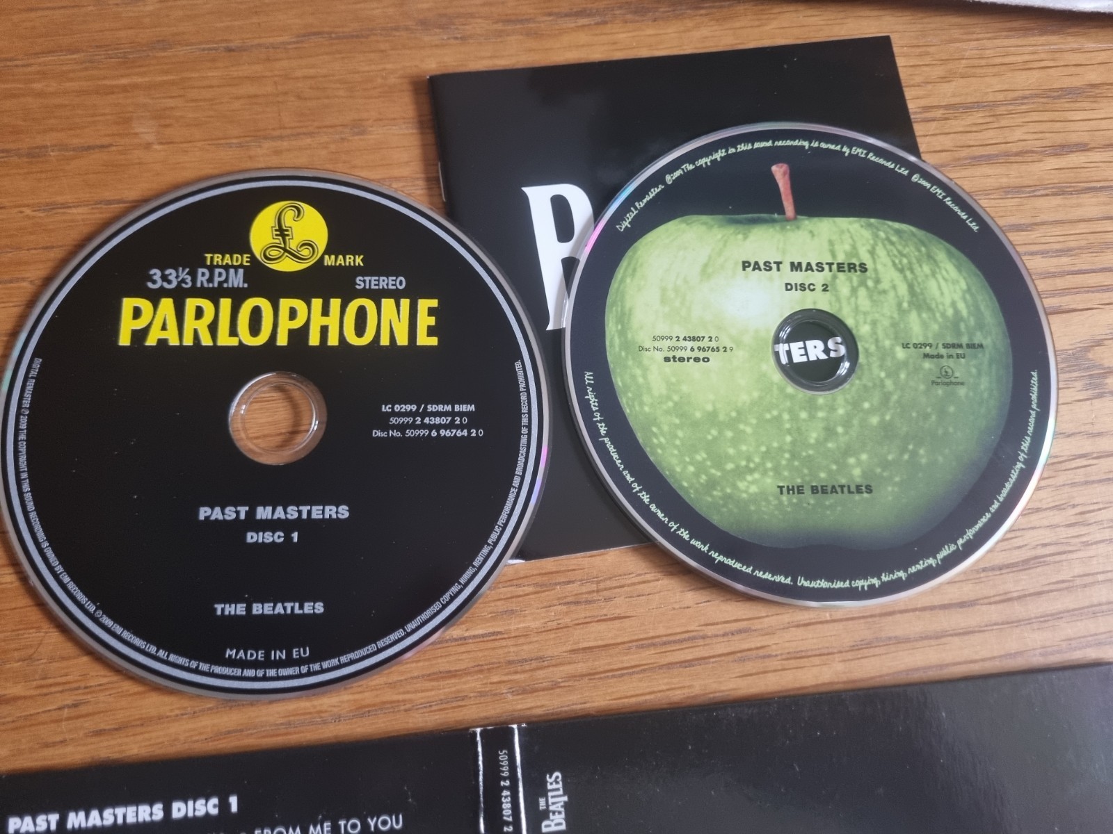 The Beatles – Past Masters 2009 2 x CD Apple Records 50999 2 43807 2 0