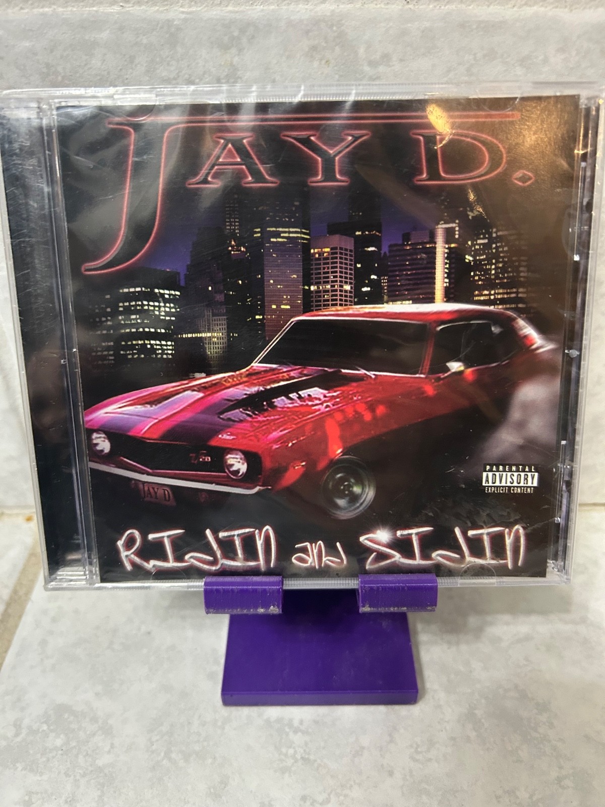 JAY D (“RIDIN and SIDIN”) Versatility Vol.1 Bay Area rap cd Stone Wall Records