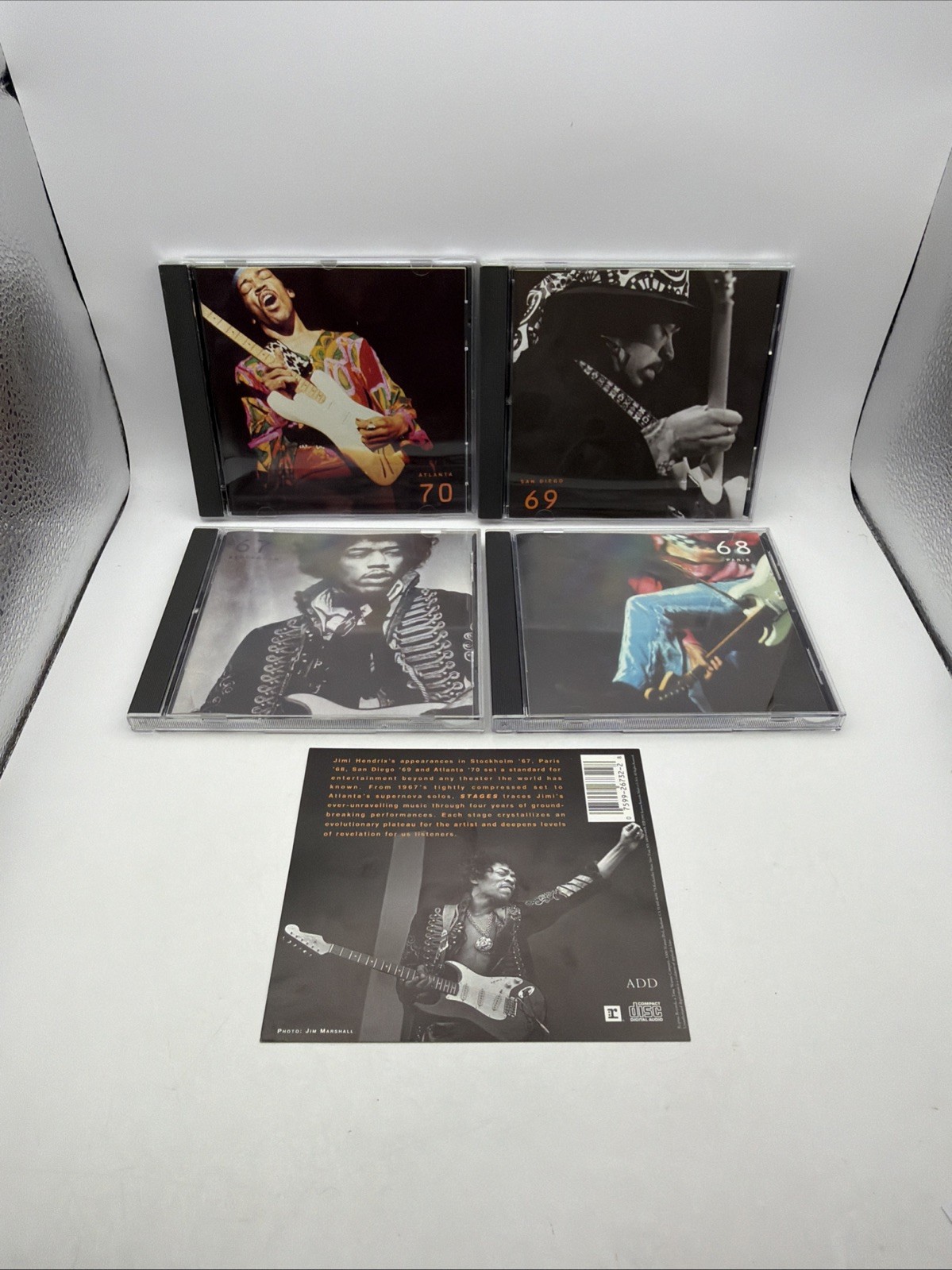 Jimi Hendrix - Stages 4CD 2004 Polydor Import Box Set Live OOP RARE MINT