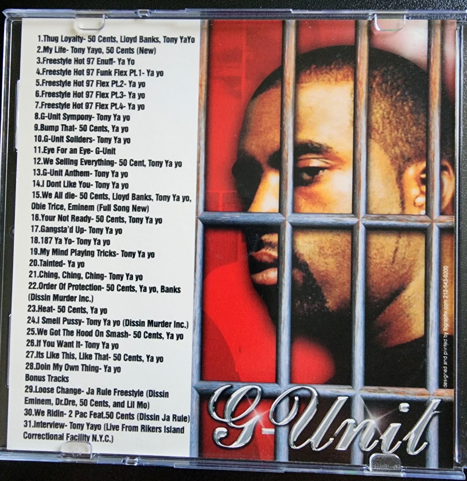 G Unit "Best Of Tony Yayo" MIX CD RARE OG Mixtape New 🔥