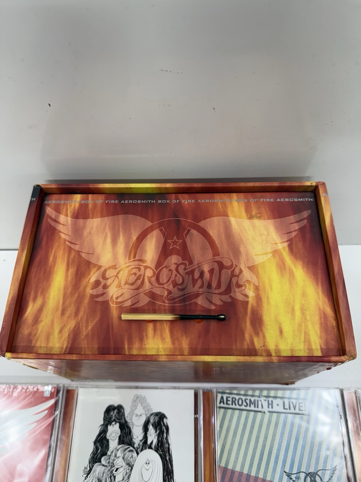 Aerosmith *Box of Fire* 🔥 13-CD Limited Edition Box Set Columbia Records 1994