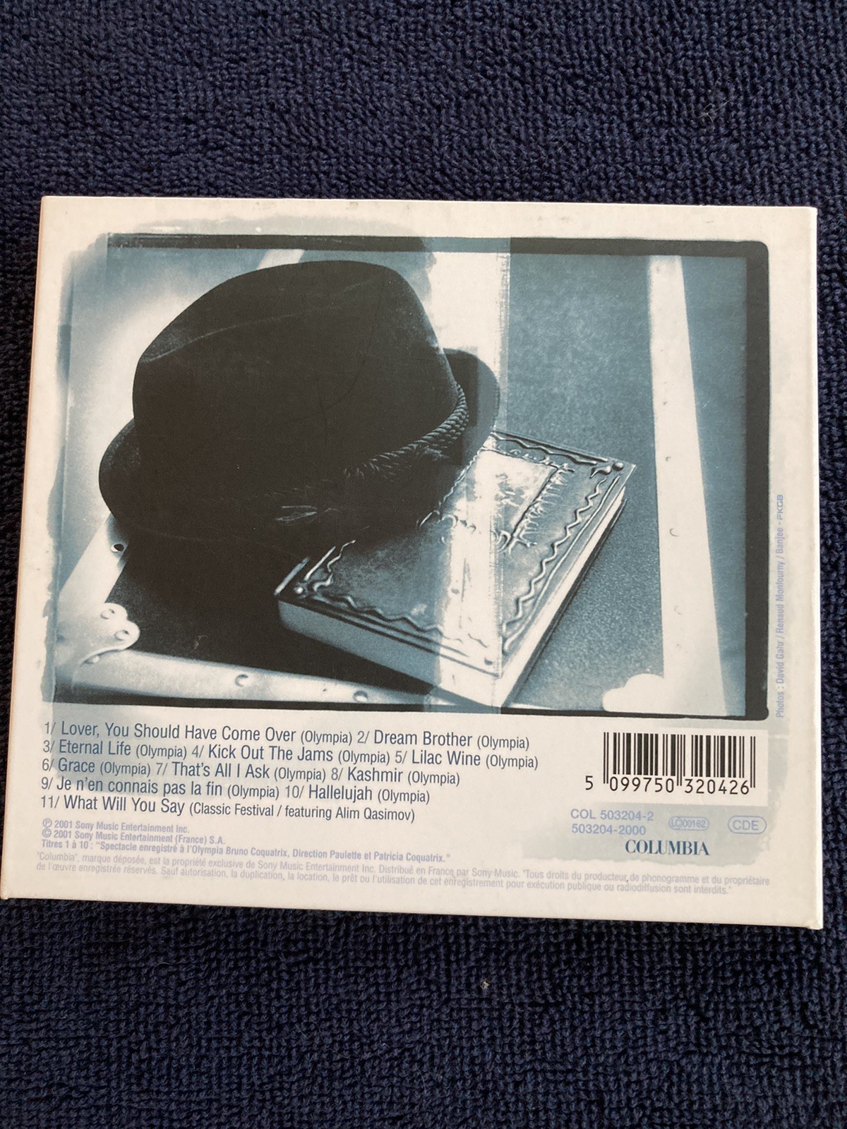 Live a l'Olympia [Digipak] by Jeff Buckley (CD, Jun-2001, Sony/Columbia)