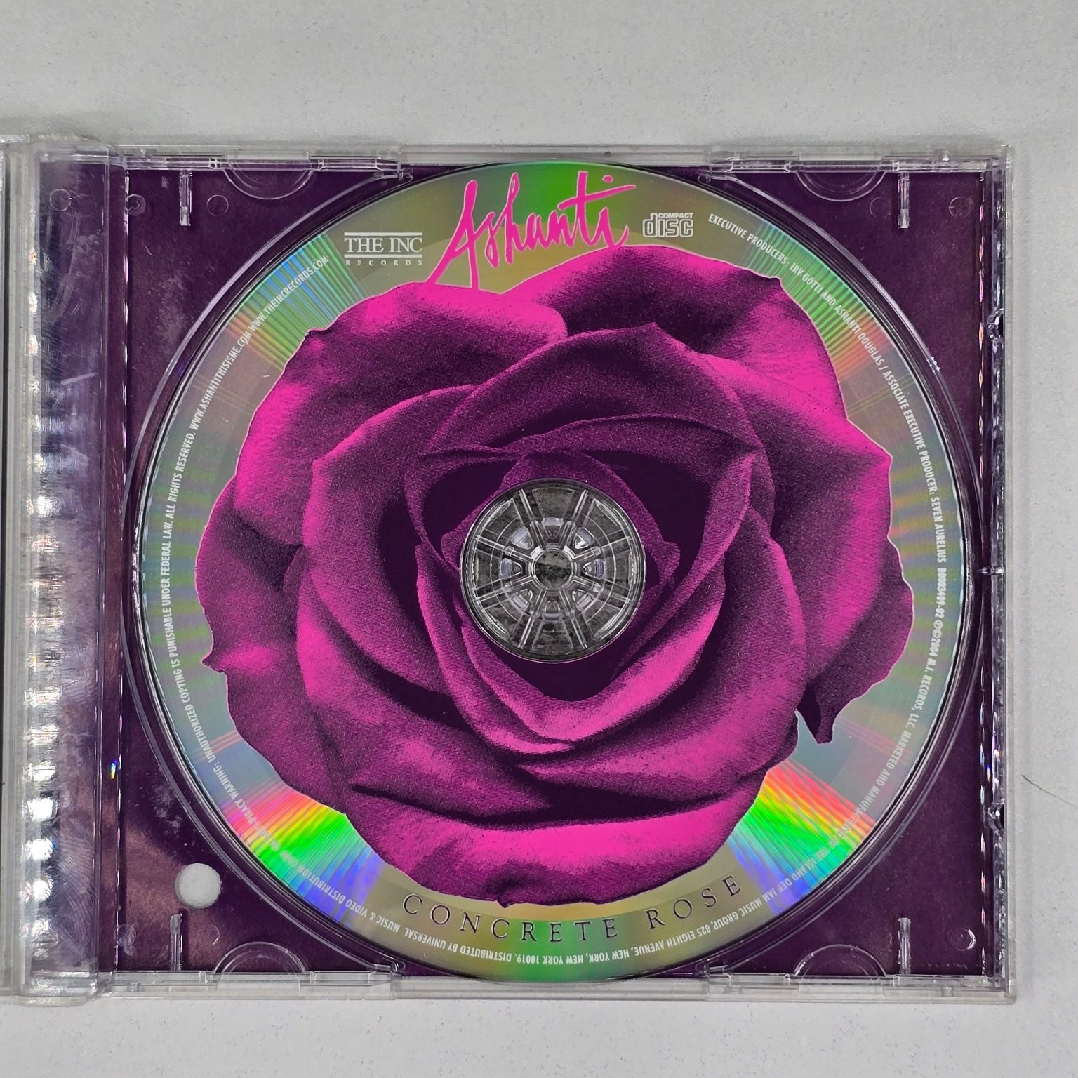 Ashanti – Concrete Rose CD 2004 Promo R&B Hip Hop The Inc. Records