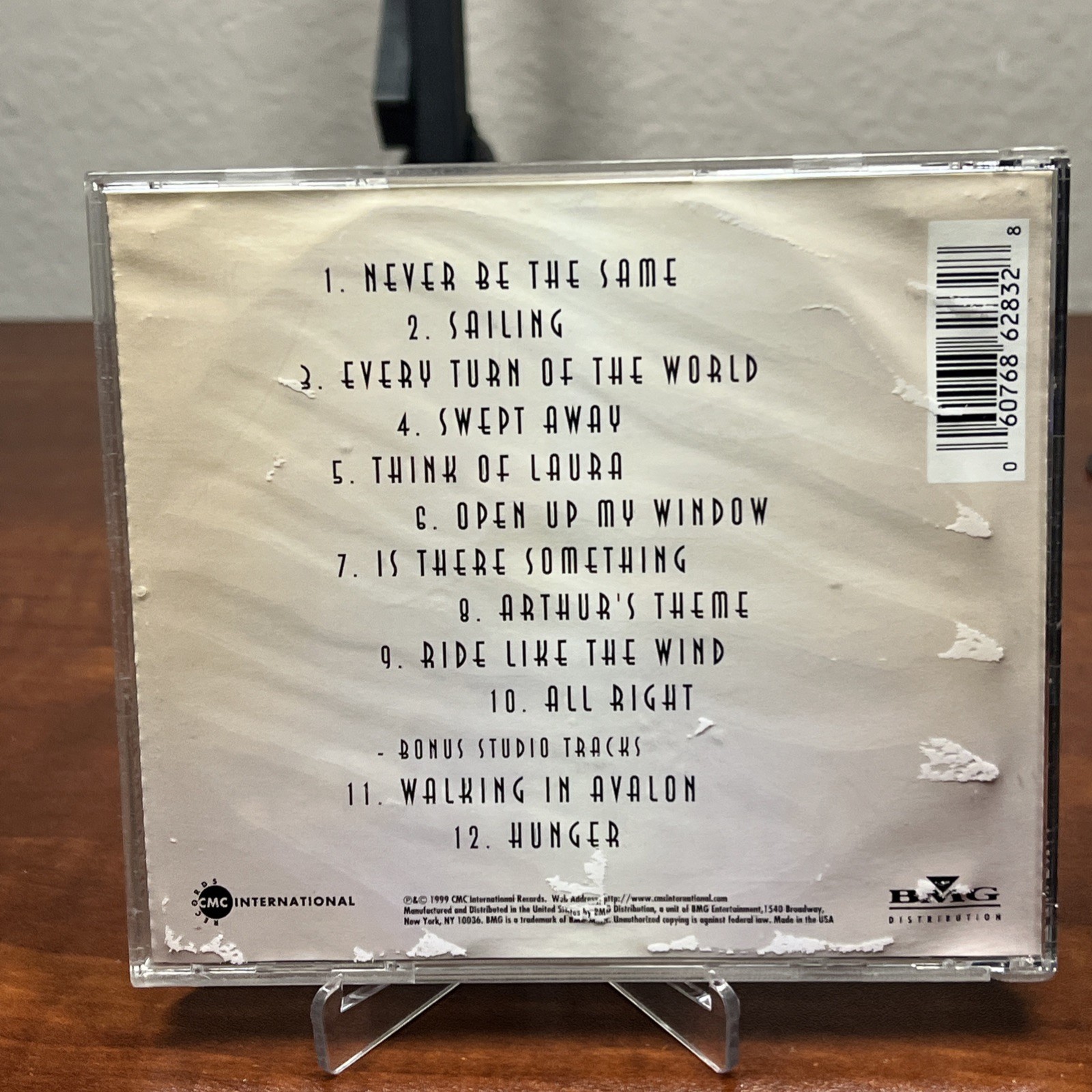 Christopher Cross - GREATEST HITS LIVE SIGNED/AUTOGRAPHED CD CASE