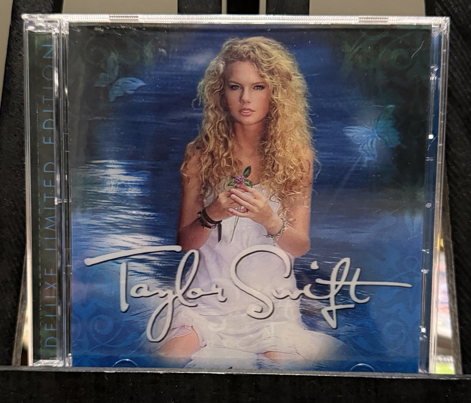 TAYLOR SWIFT Deluxe CD and DVD 2007 LENTICULAR COVER Big Machine Records 2 Disc