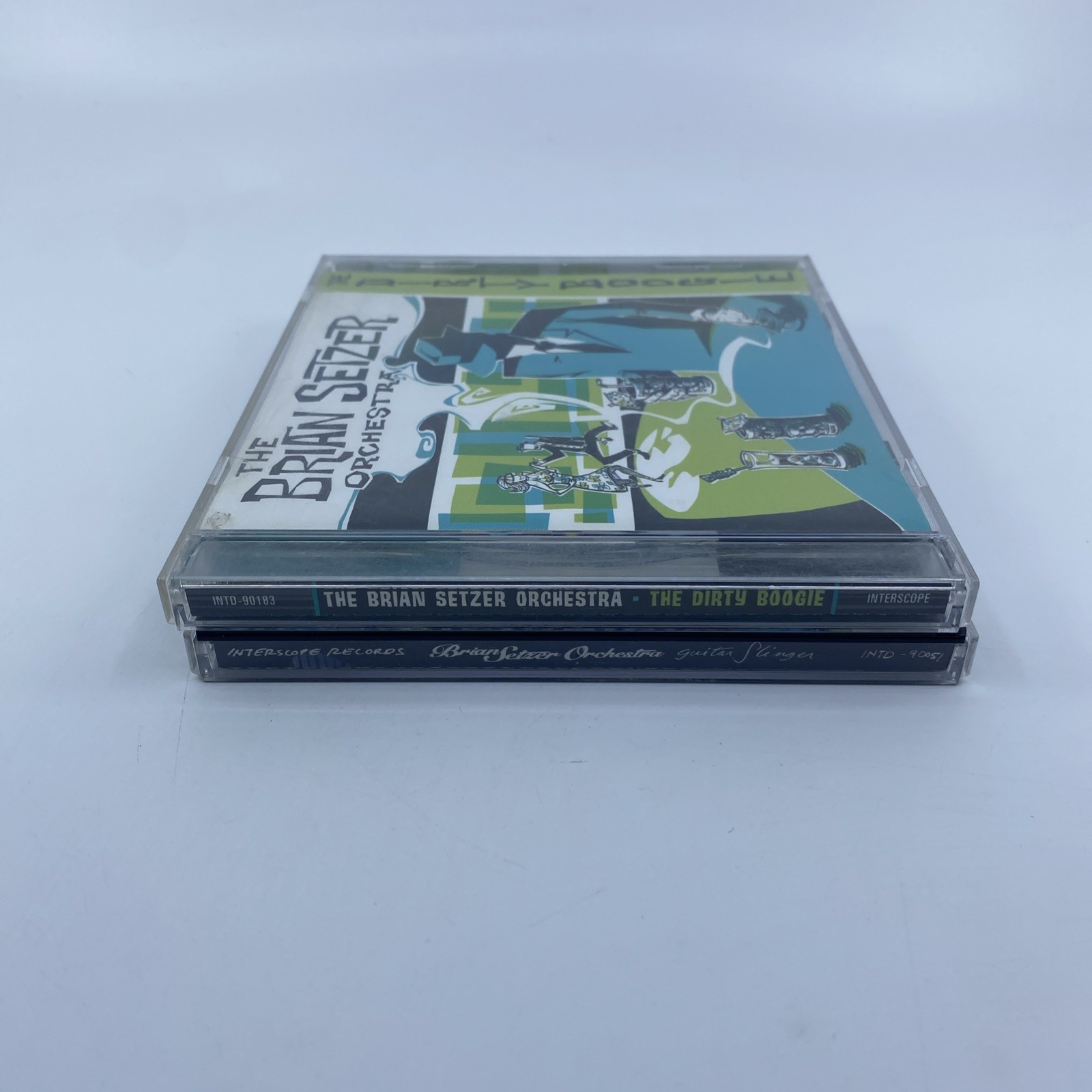 Lot of 2 Brian Setzer CDs - The Dirty Boogie and guitar slinger