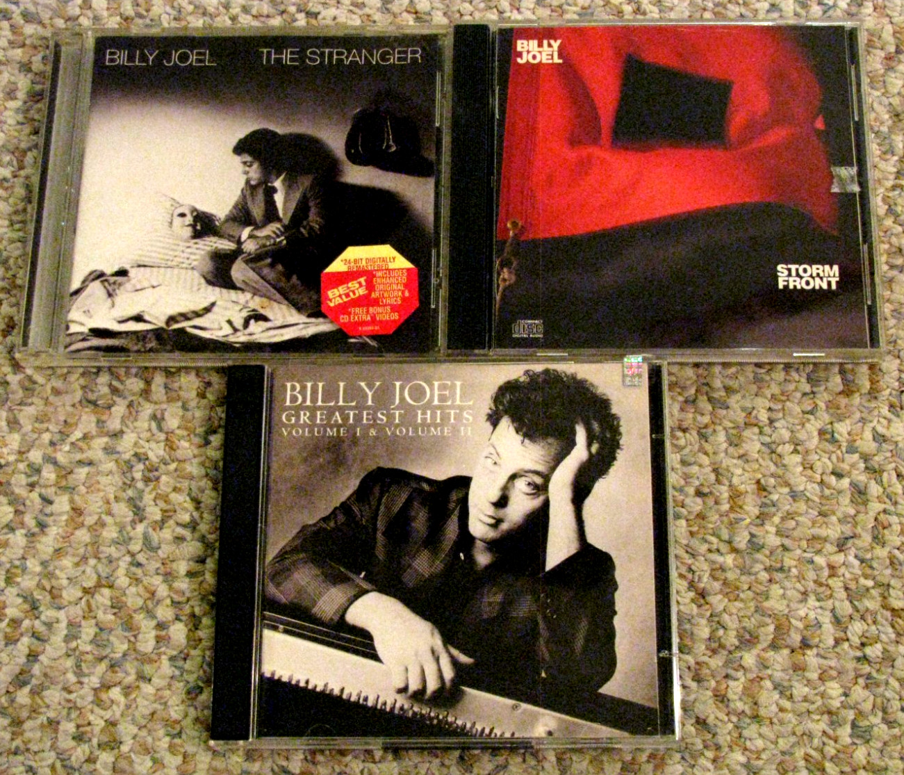 BILLY JOEL~~LOT OF 6 CDs 1970s 1980s Pop Rock FREE SHIPPING