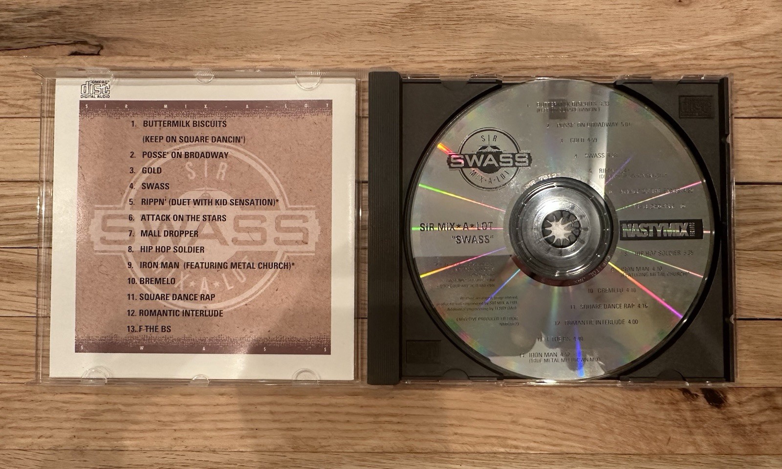 SIR MIX A LOT Seminar CD Nastymix NMCD 70150-2 Locked Up Music Original 1989 NM