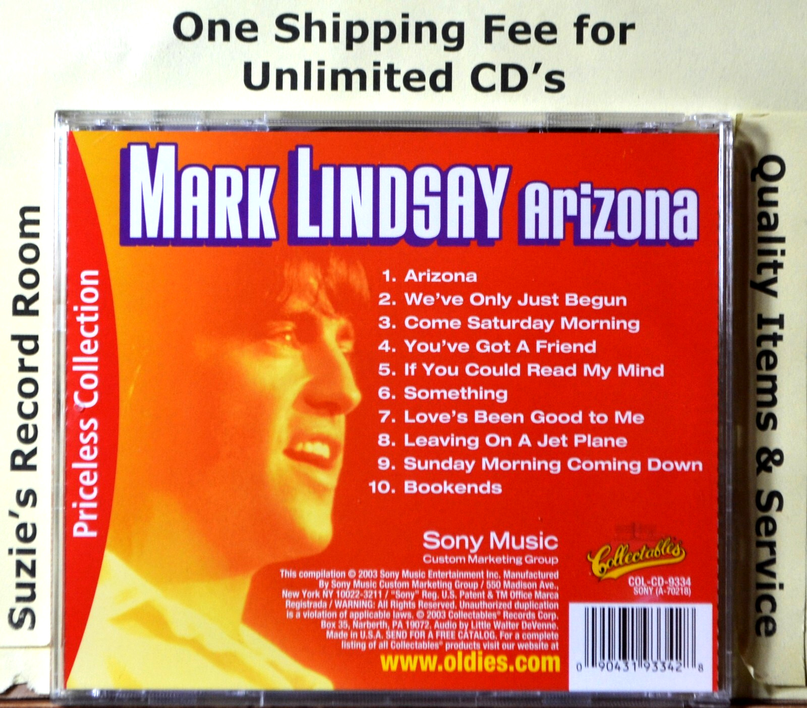 CD Mark Lindsey Arizona EX+++ NICE COPY Solo Songs Best - (Paul Revere/Raiders)