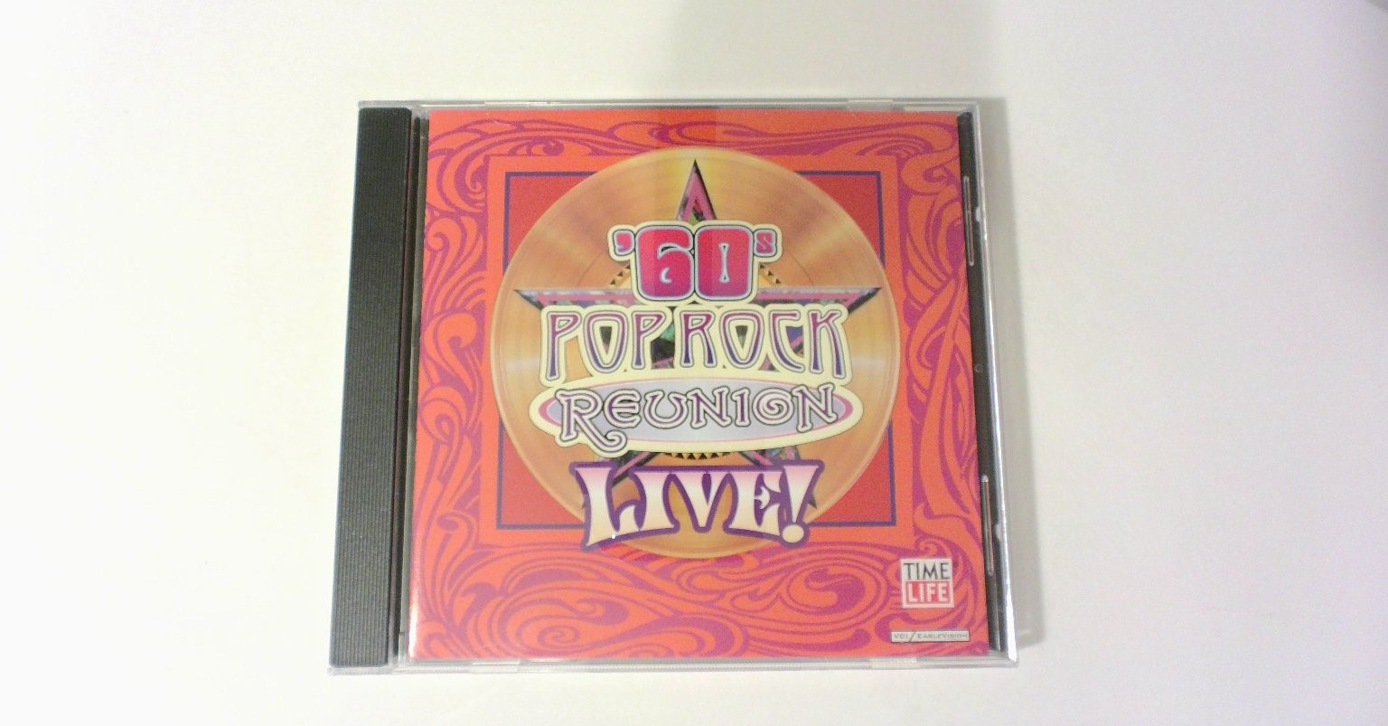 60s POPROCK REUNION LIVE! CD 2004 Time Life Oldies Pop Rock Hits