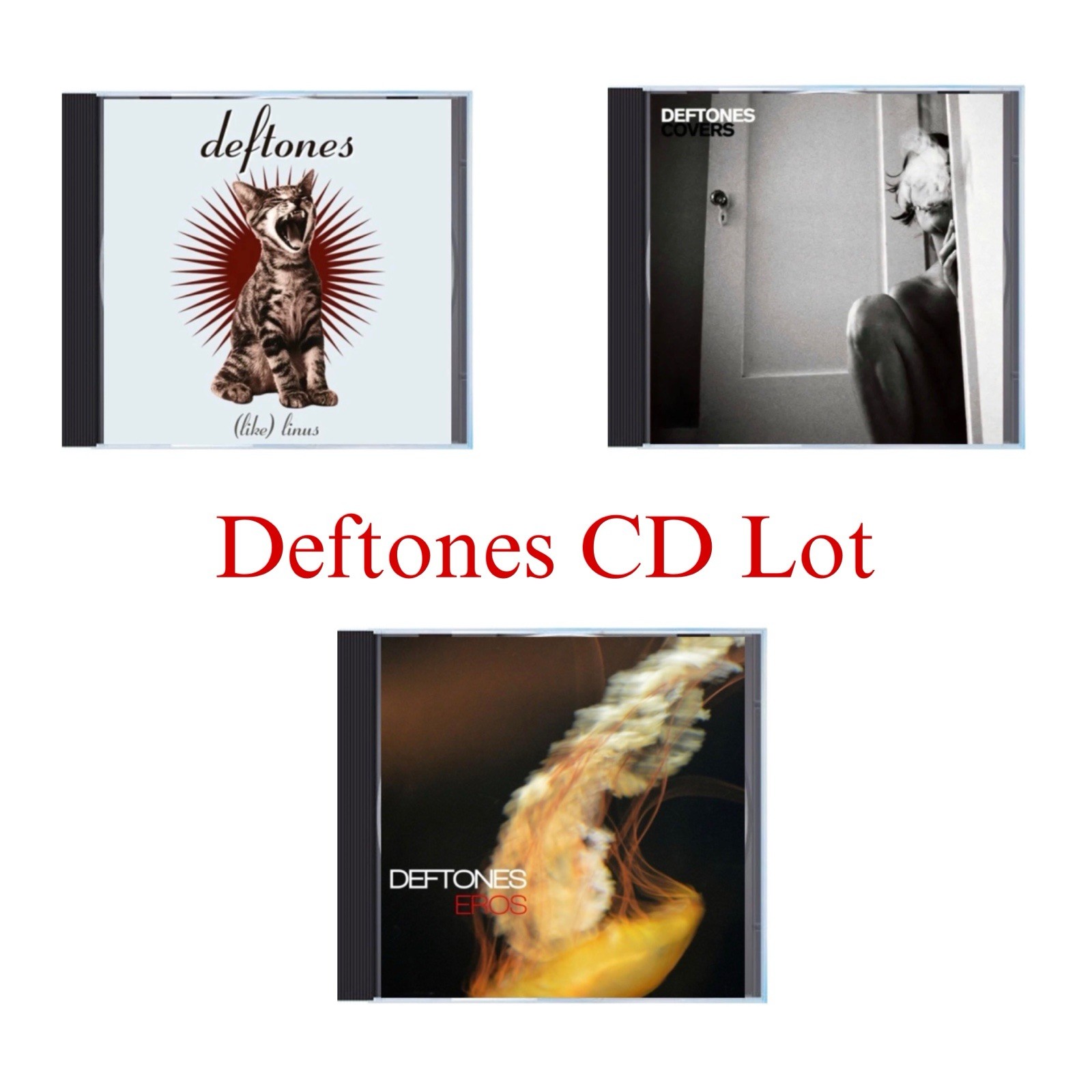 Deftones CD Collection - Like Linus Covers Eros - HANDCRAFTED CD - BRAND NEW