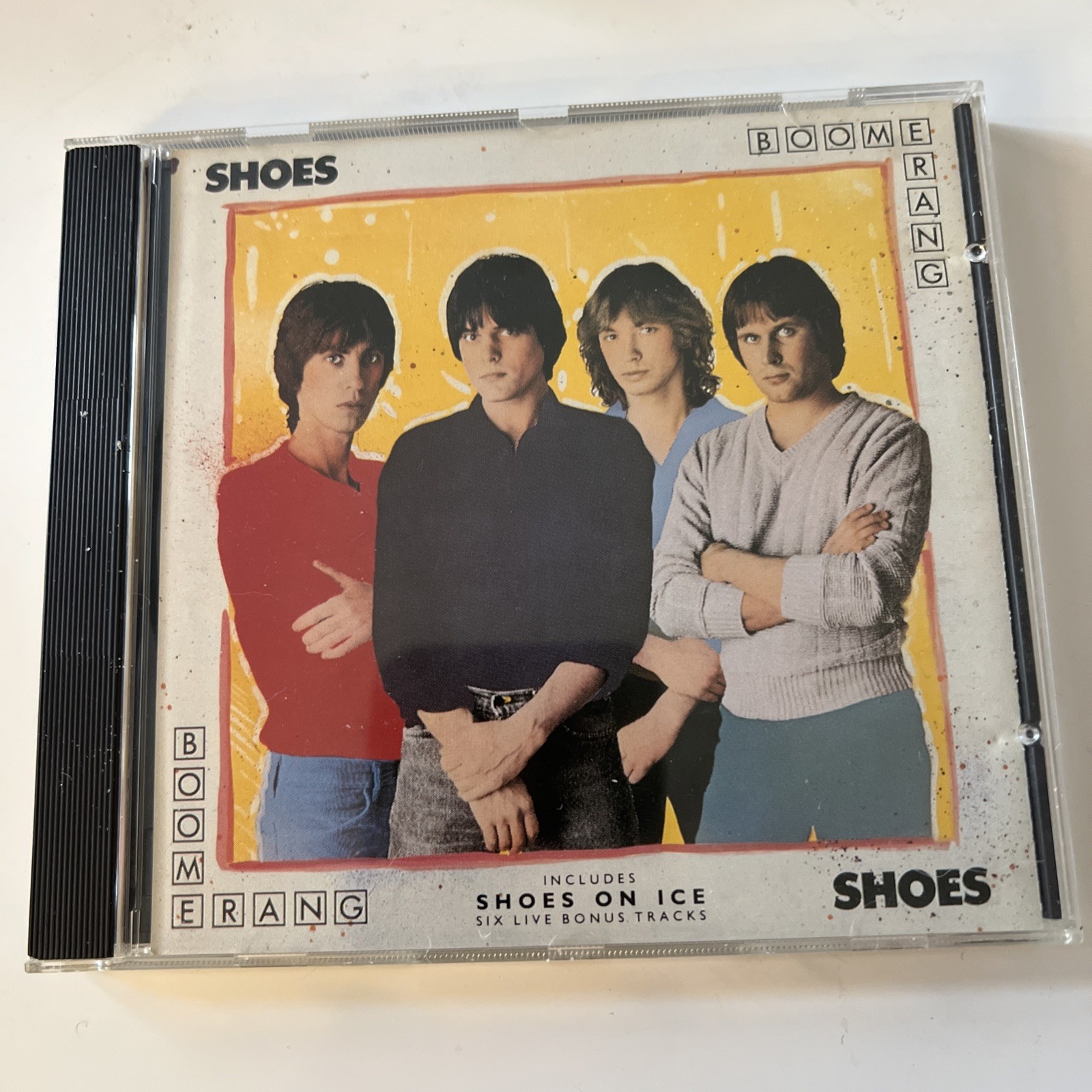 SHOES Boomerang / Shoes on Ice CD 1990 Power Pop Rock w/ 6 Live Bonus Tracks