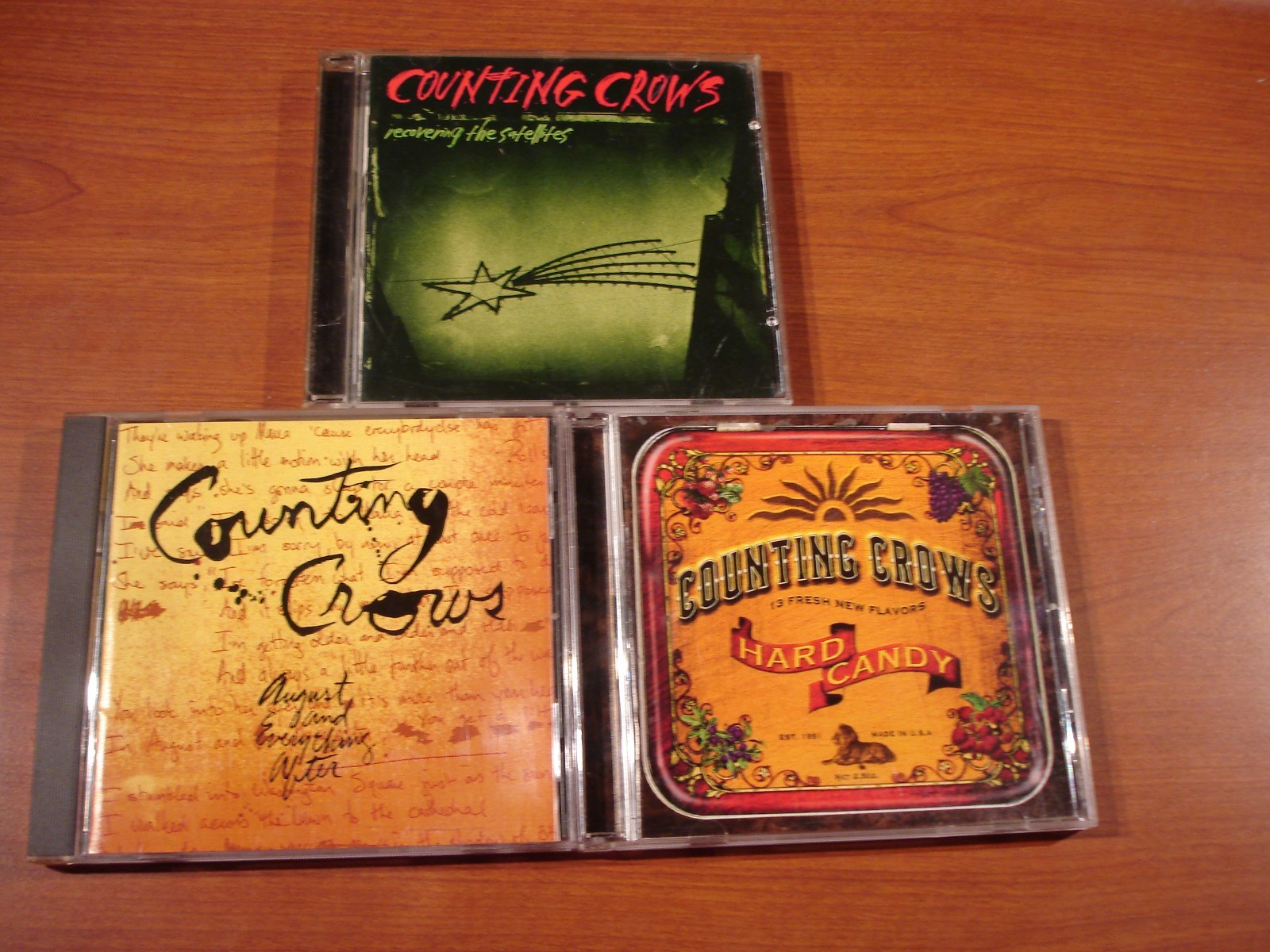 Counting Crows ​3 CD Lot ~ August and Everything After, HARD CANDY + More